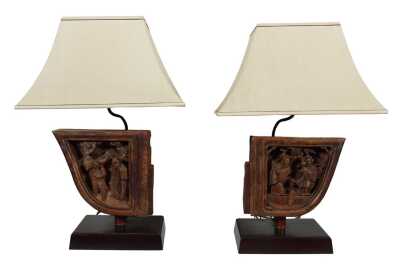 PAIR OF CHINESE LAMPS