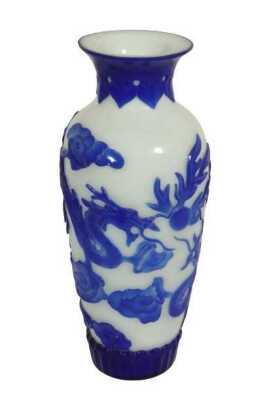 PEKING OVERLAY GLASS VASE