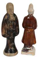 TWO CHINESE POTTERY FIGURES - 2