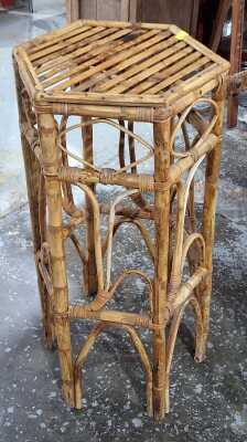 CANE JARDINIERE STAND