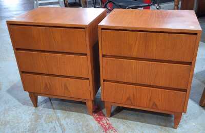 PAIR OF BEDSIDES