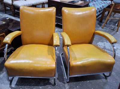 PAIR OF ARM CHAIRS