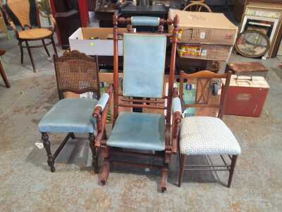 ROCKER AND CHILDRENS CHAIRS