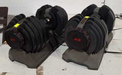 BOWFLEX DUMBBELLS
