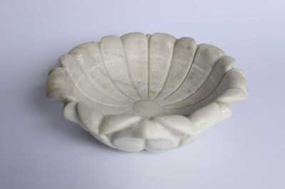 MARBLE LOTUS BOWL