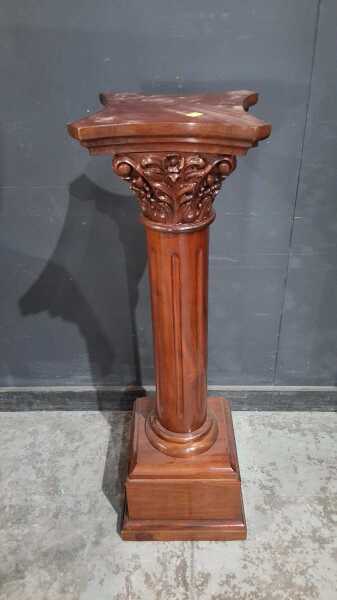 CARVED PEDESTAL