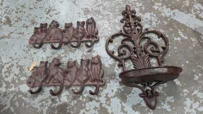 CAST IRON HOOKS