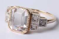 GOLD KUNZITE RING