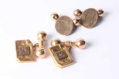 GOLD CUFFLINKS