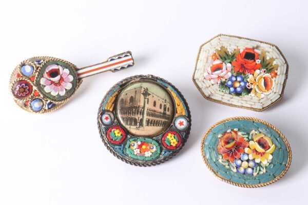 MOSAIC BROOCHES
