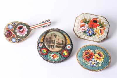 MOSAIC BROOCHES