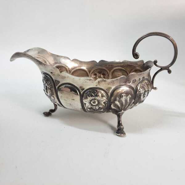 SILVER SAUCE JUG