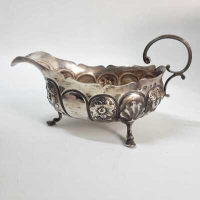 SILVER SAUCE JUG