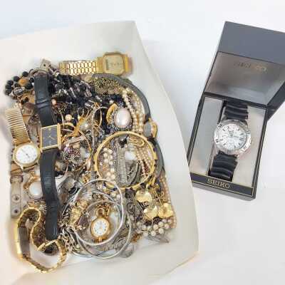 COSTUME JEWELLERY & WRISTWATCHES