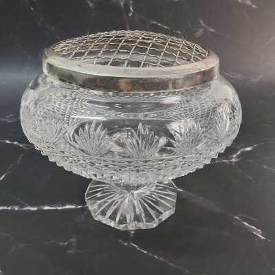 STUART CRYSTAL ROSE BOWL