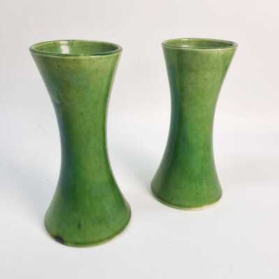POTTERY DISPLAY VASES