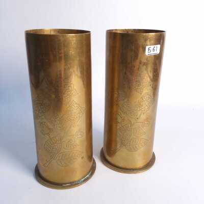 TRENCH ART VASES