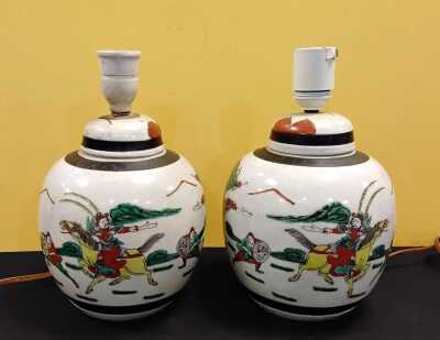 PAIR OF TABLE LAMPS