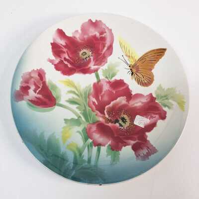 FLORAL WALL PLATE