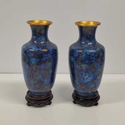 CLOISONNE VASES