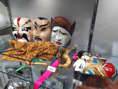 KABUKI MASKS & PUPPET