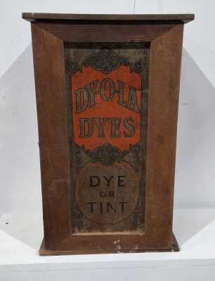 DY-O-LA DYES SHOP CABINET