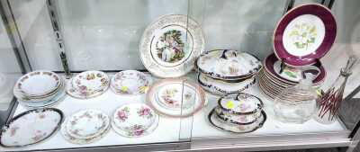 CHINAWARE AND DECANTERS