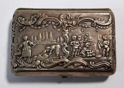 SILVER CIGARETTE CASE