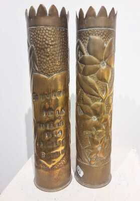 TRENCH ART VASES