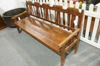 PINE BENCH SEAT - 2