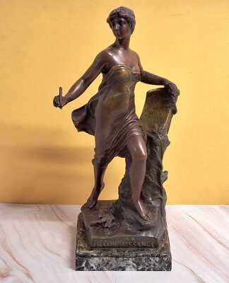 SPELTER STATUE