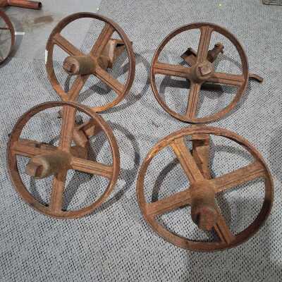 CAST IRON WHEELS