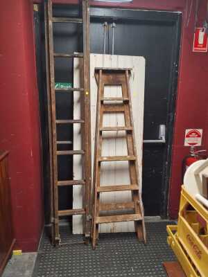 LADDERS AND DOOR