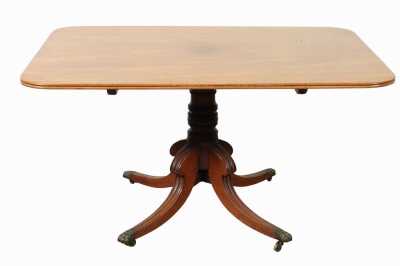 MAHOGANY BREAKFAST TABLE