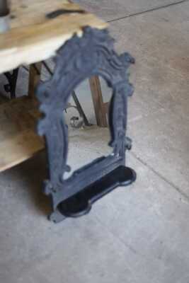CAST IRON MIRROR
