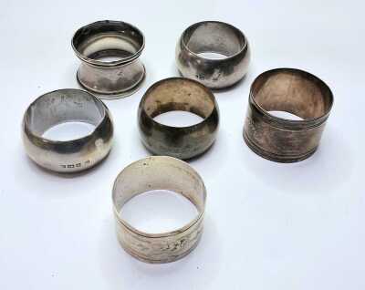 SILVER NAPKIN RINGS