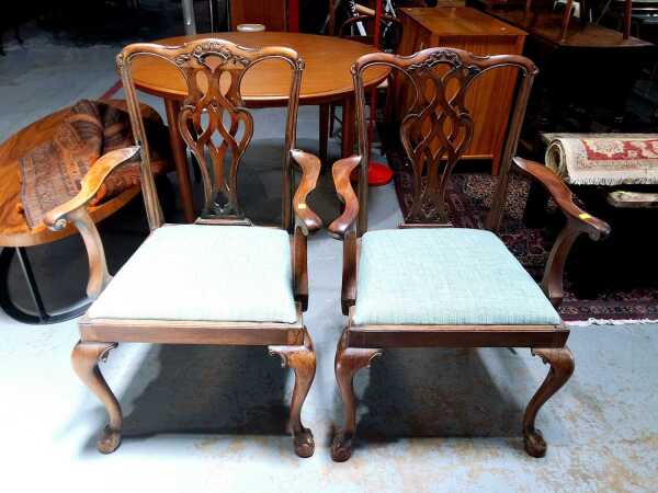 PAIR OF ARMCHAIRS