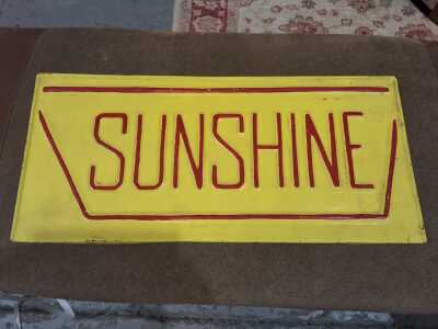 EMBOSSED SIGN