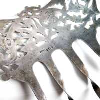 SILVER HAIR COMB - 2