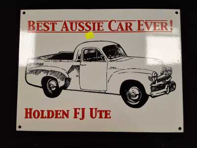 VINTAGE STYLE ENAMEL SIGN