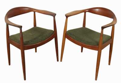 PAIR OF ARM CHAIRS