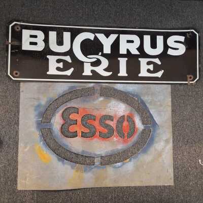 SIGN AND STENCIL