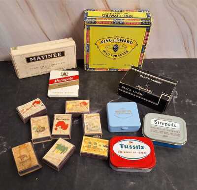 VINTAGE TINS AND BOXES