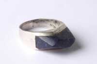 SILVER MODERNIST RING