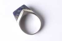 SILVER MODERNIST RING - 2