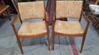 T H BROWN ARMCHAIRS