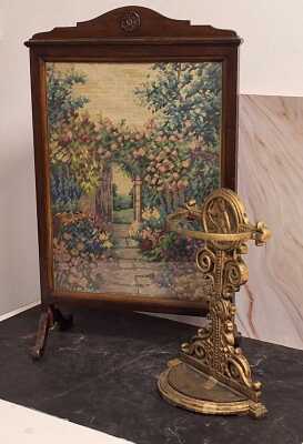 FIRESCREEN & UMBRELLA STAND