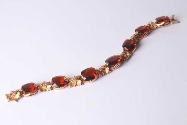 GOLD CITRINE BRACELET