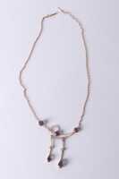 GOLD AMETHYST NECKLACE - 2