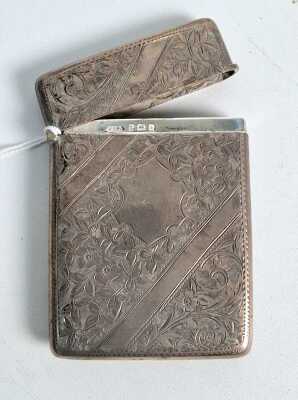 SILVER CARD CASE